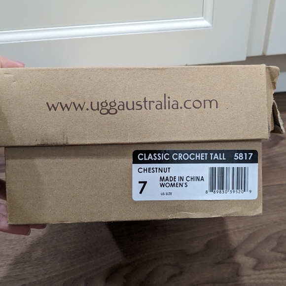 Ugg classic crochet tall chestnut knit boots - Picture 8 of 8